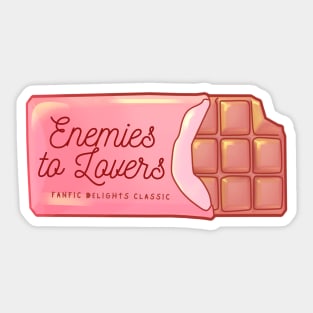 Enemies to Lovers Candy Sticker